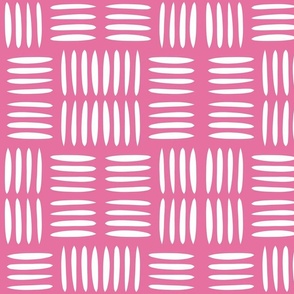 Four Lines Weave Pink