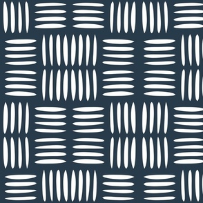 Four Lines Weave Navy