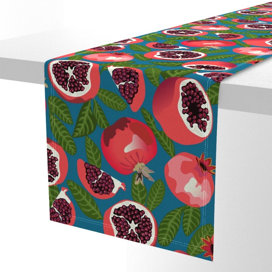 Pomegranate - blue - large