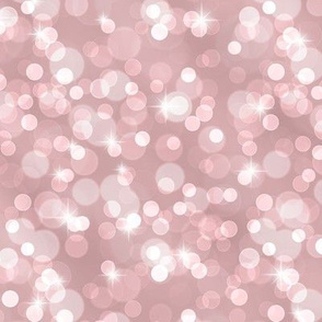 Sparkly Bokeh Pattern - Pale Mauve Color