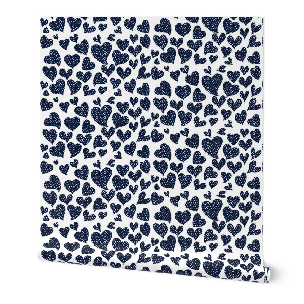 Dottie Hearts // Navy ((Large))