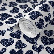 Dottie Hearts // Navy ((Large))