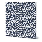 Dottie Hearts // Navy ((Large))