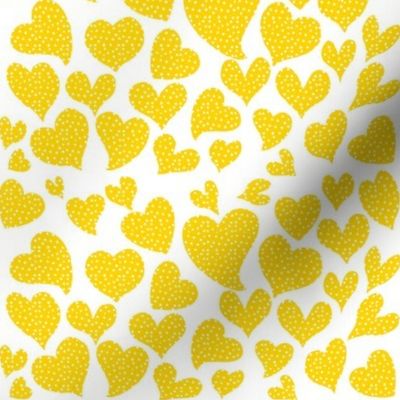Dottie Hearts // Golden Yellow (Large)