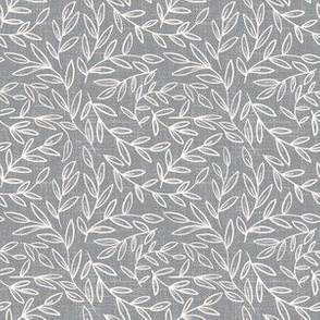 small scale - refined leaves - ultimate grey