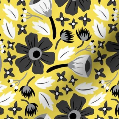 Papercut Floral (Yellow)