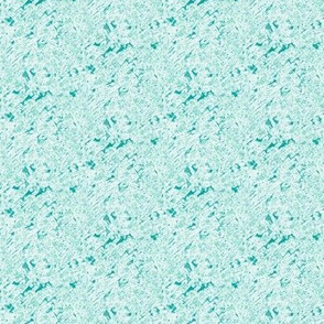 Teal and Aqua Frost Speckles on Icy Cream Blender