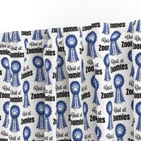 Blue Ribbon Dog Victory Ribbons: Zoomies Champion