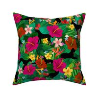 Dog lovers Hawaiian print