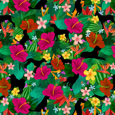 Hawaiian Print Fabric, Wallpaper and Home Decor | Spoonflower