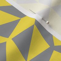 Triangle Maze Yellow Gray 