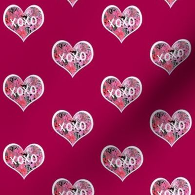 Speckled Valentine in Magenta