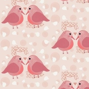 Love Birds Fabric, Wallpaper and Home Decor | Spoonflower