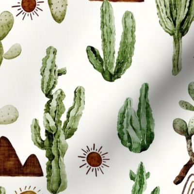 Large / Sonora Sunrise Cactus