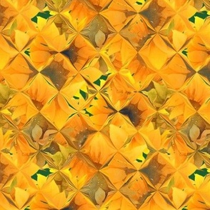 diamond glass tiles marigold yellow flwrht