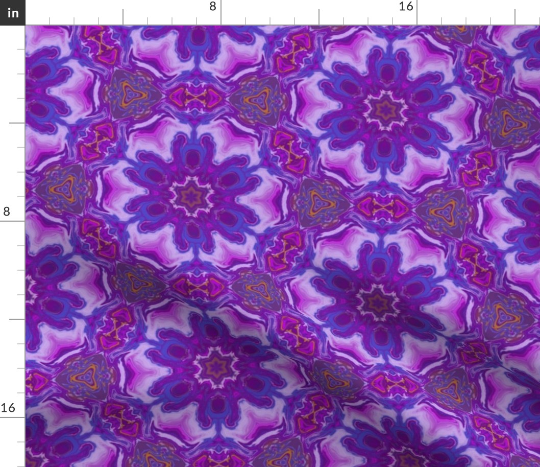 Purple fluid art pattern 