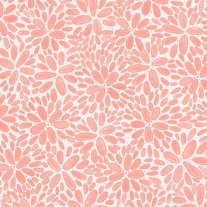 Floral Bloom - coral pink