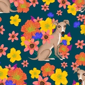 Greyhound Floral