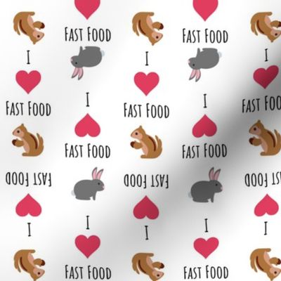 Dog Fast Food White-ed