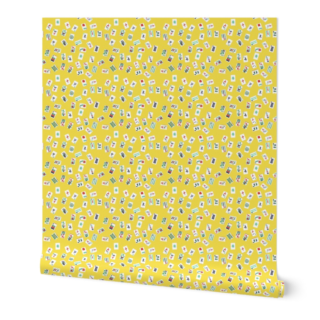 illuminating yellow tiles