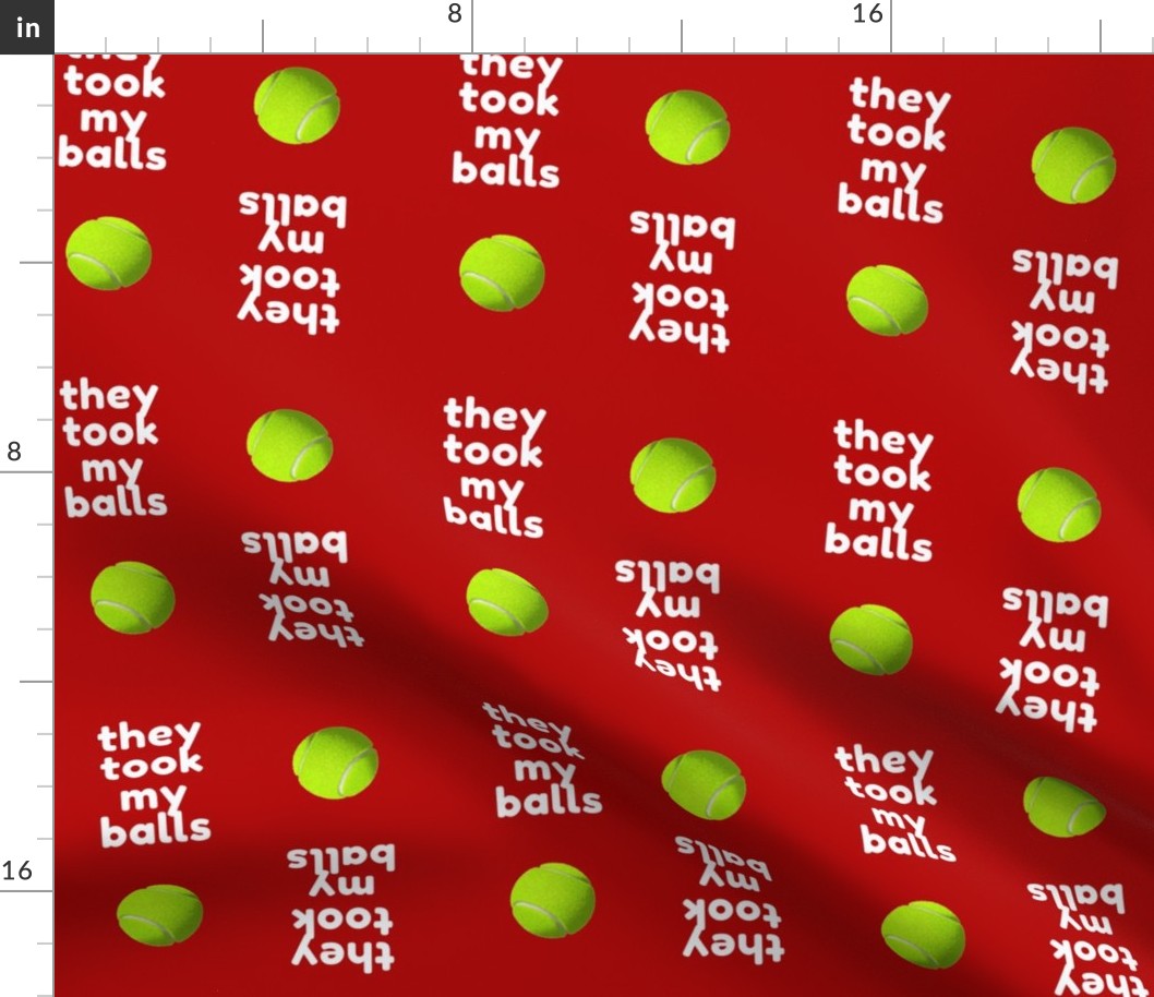 They Took my Balls Red