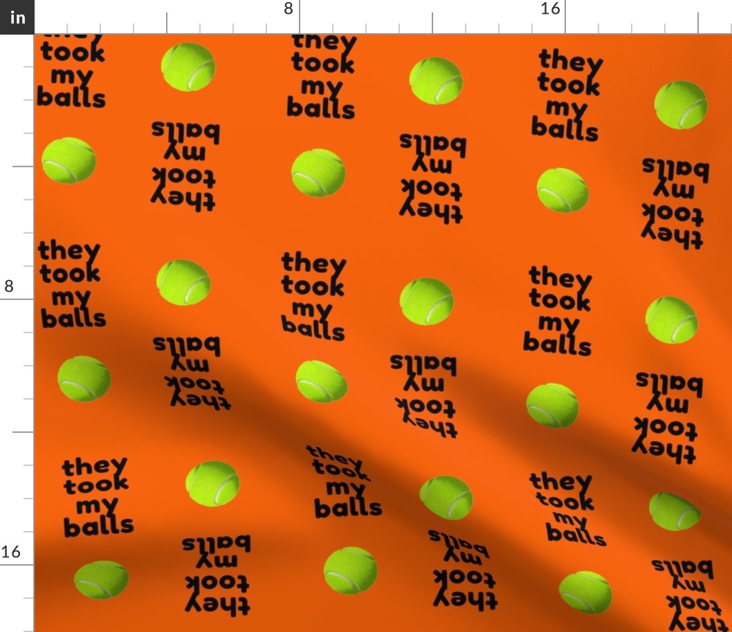 They Took my Balls Orange