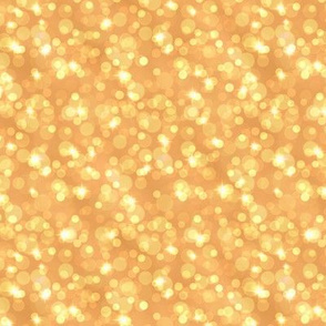 Small Sparkly Bokeh Pattern - Butterscotch Color