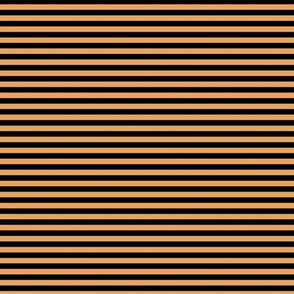 Small Butterscotch Bengal Stripe Pattern Horizontal in Black