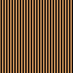 Small Butterscotch Bengal Stripe Pattern Vertical in Black