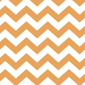 Chevron Pattern - Butterscotch and White