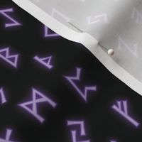 Purple Viking Runes - M