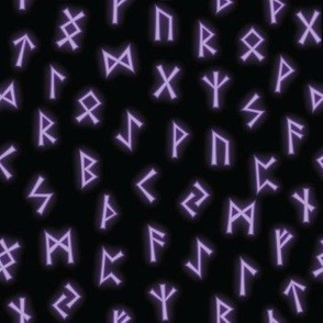 Purple Viking Runes - M