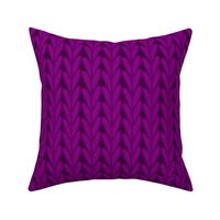 Knitted Stitches in Magenta