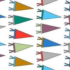 pennants - multicolor