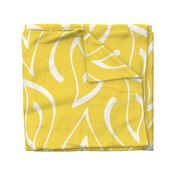 jumbo leaves - stylized leaves illuminating yellow