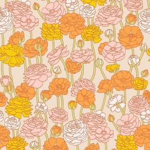 Ranunculus_Medium_Orange