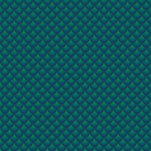 mermaid scales blue/green small  