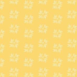 Floral Foliage Honey Yellow