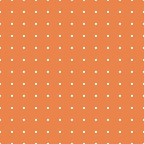 Hawaii dots on orange background