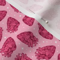 Anatomical Hearts Scatter Pink 1/2 Size