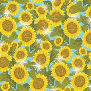 Sparkle Sunflowers-M