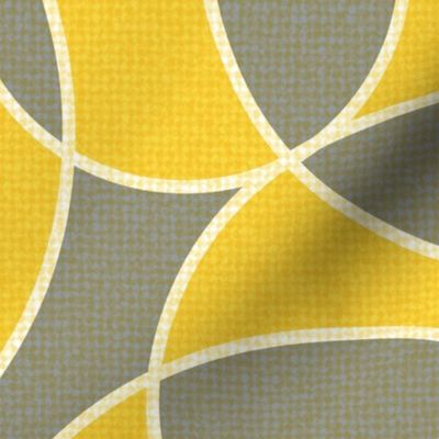 creative dream - inspiring circles - illuminating yellow and ultimate gray