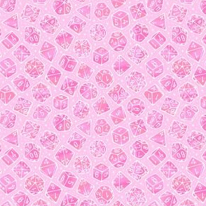  Magic Dice in Bubblegum Pink 1/2 Size