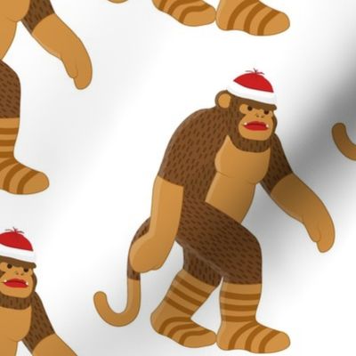 Sock Monkey Bigfoot - Socksquatch