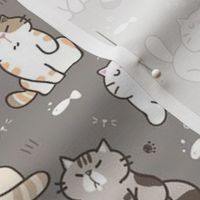 chubby kawaii cats