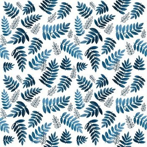 Modern Leaves - Blue