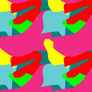 Modern abstract seamless pattern design