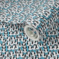 Where's Mom Baby Penguins, blue, 3 inch