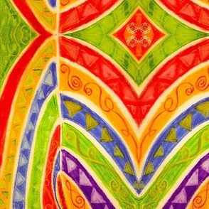 Mediteranean tribal design spoonflower1