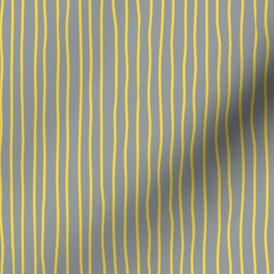 illuminating yellow crooked lines on gray